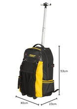 Charger l'image dans la galerie, Sac à dos porte-outils à roulettes STANLEY FATMAX 1-79-215 – Mobilité et organisation pour les professionnels