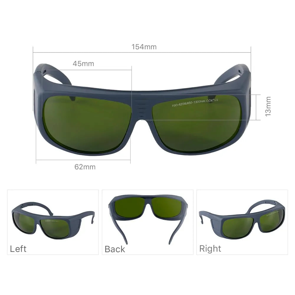 Lunettes de Protection Laser Cloudray 1064nm OD6+ – Sécurité Maximale pour Applications Laser à Fibre