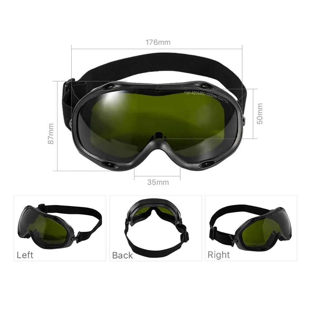 Lunettes de Protection Laser Cloudray 1064nm OD6+ – Sécurité Maximale pour Applications Laser à Fibre