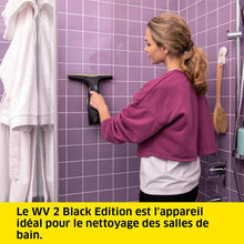Charger l'image dans la galerie, Kärcher WV 2 Black Edition – Nettoyeur de Vitres Sans Fil, 35 min d’Autonomie, 2 Raclettes
