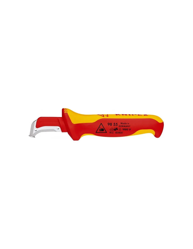 COUTEAU AVEC GUIDAGE ISOLE 1000V KNIPEX
