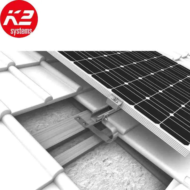 CROCHETS SINGLEHOOK FT POUR TUILES PLATES SUR SINGLERAIL - K2 Systems