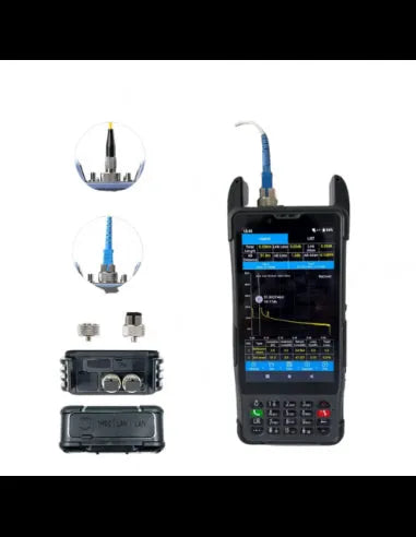 MINI OTDR LEA 337 AVEC VFL,OPM, ET WIFI + BOBINE 500M SC/APC SC/APC