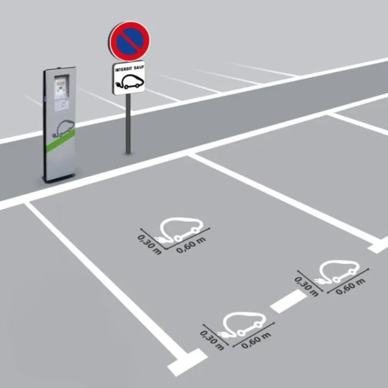 Sigle Voiture Électrique Thermocollant