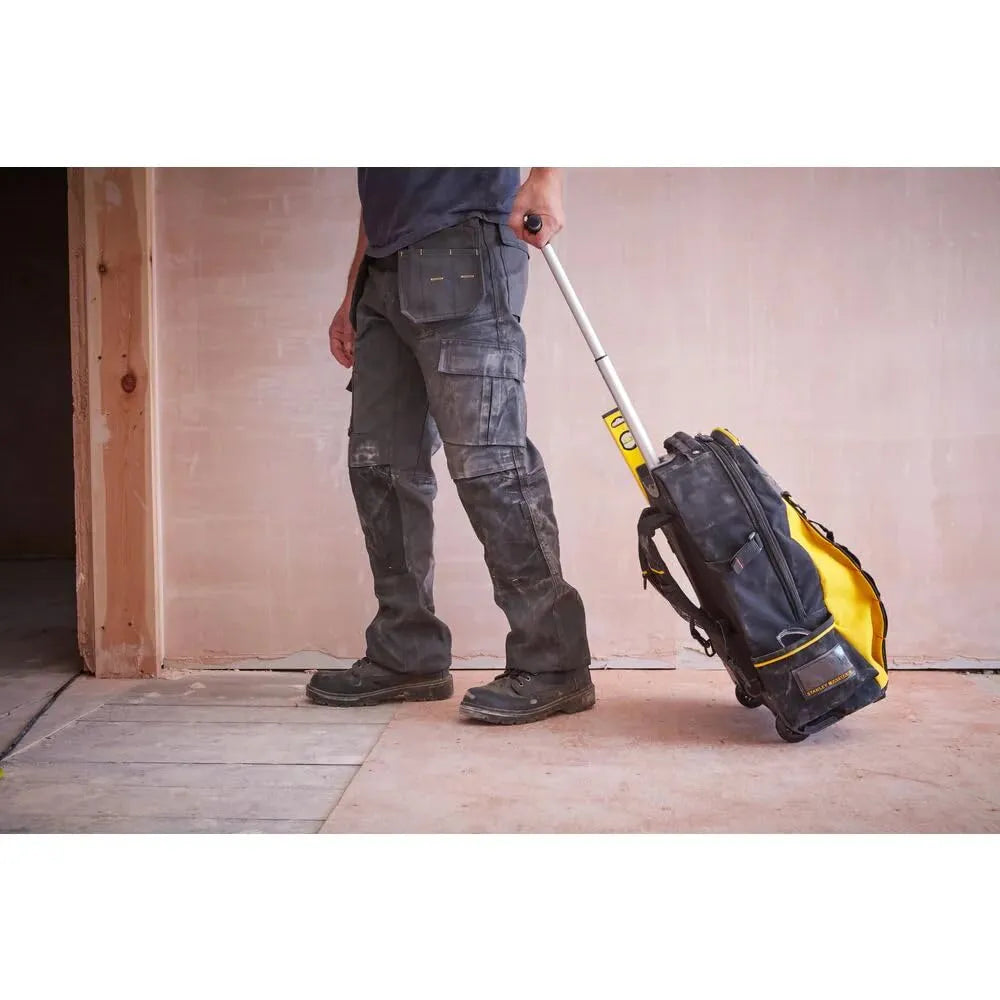Sac à dos porte-outils à roulettes STANLEY FATMAX 1-79-215 – Mobilité et organisation pour les professionnels