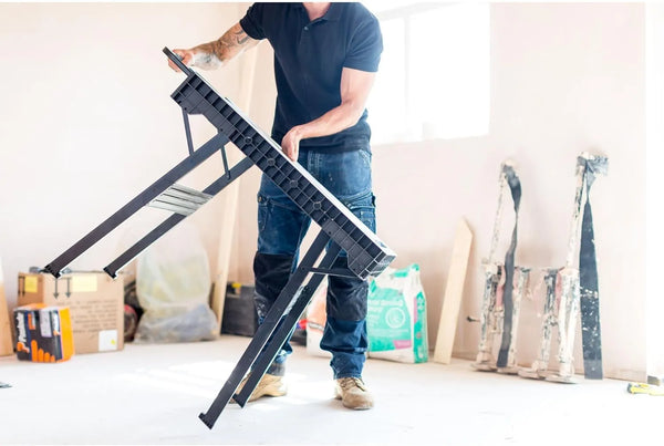 Établi pliant STANLEY FATMAX Express – Surface de travail robuste et transportable