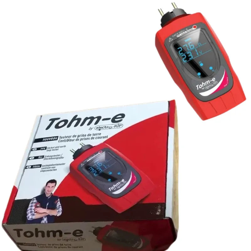 Contrôleur de Continuité et de Boucle de Terre TOHM-E | Testeur Prise de Terre