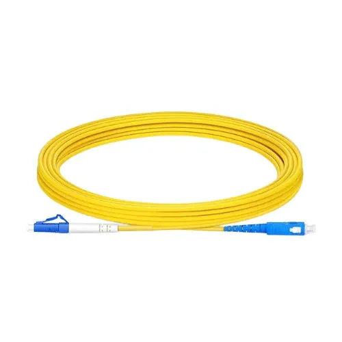 Jarretière Optique Simplex LC/UPC - SC/UPC G652D Ø2mm – Jaune