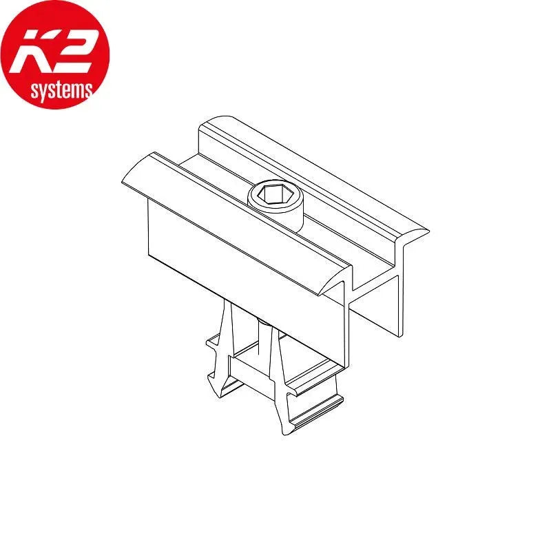 Bride Intermédiaire Noire - Cadre 30-42mm K2 SYSTEMS