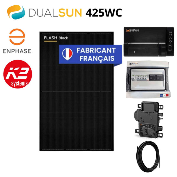 DUALSUN - Kit Panneau Solaire Photovoltaïque 425wc